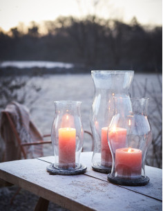 Barevná svíčka Cote Nord 7 x 15cm, světle zelená | AFFARI-1 2