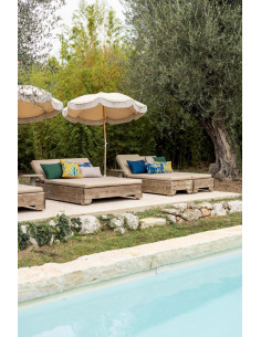 Povlak polštáře Alga  galet 45x45, outdoor | VIVARAISE-1 2