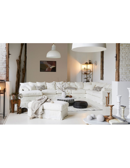 Lněná pohovka Biarritz v barvě natural, š. 206cm | HOME SPIRIT-4