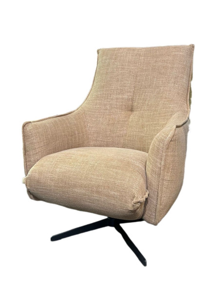 Otočné křeslo Swing v béžovém potahu | LIVIN ´UP-1