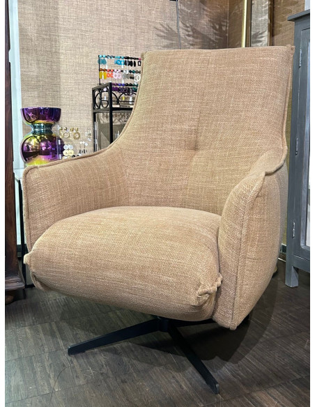 Otočné křeslo Swing v béžovém potahu | LIVIN ´UP-2