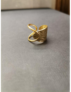 Zlatý asymetrický prsten| PIOU PIOU