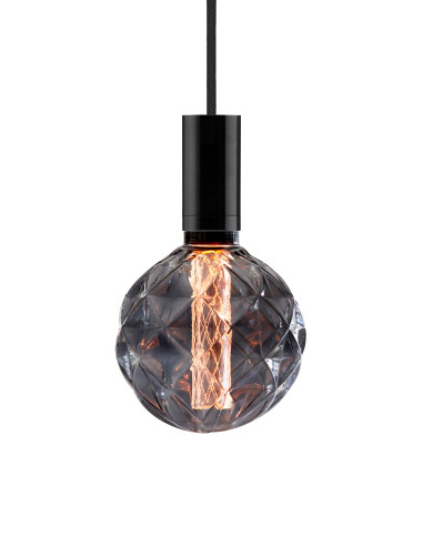 Závěsné světlo Opus - černé s textilním kabelem Raven do zásuvky | NUD COLLECTION