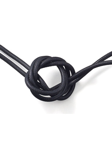 Závěsné světlo Opus - černé s textilním kabelem Raven do zásuvky | NUD COLLECTION 1