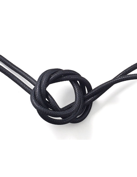 Závěsné světlo Opus - černé s textilním kabelem Raven do zásuvky | NUD COLLECTION 1