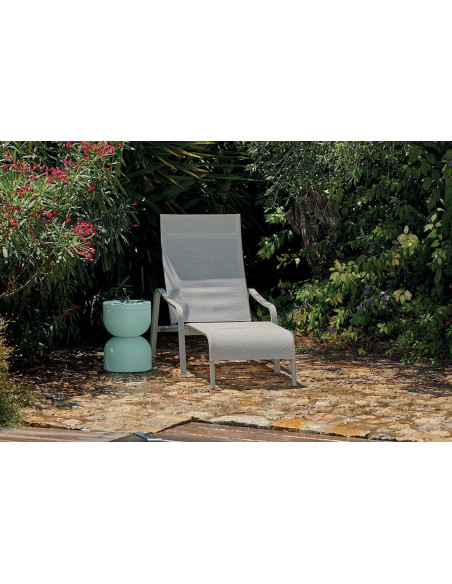 Piapolo metal table/stool with storage space | FERMOB - 45