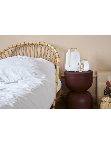 Piapolo metal table/stool with storage space | FERMOB - 47