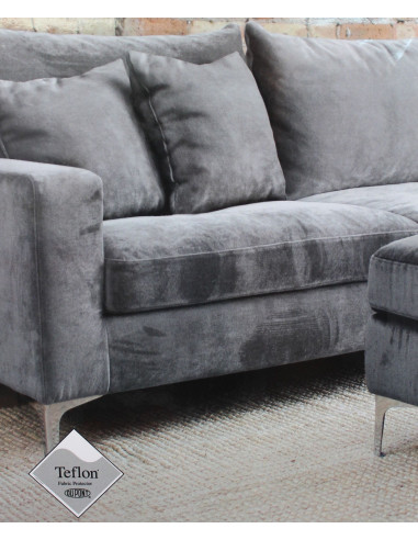 Potahová látka Yama C05 - šedá, š. 140cm, s teflonovou úpravou 1