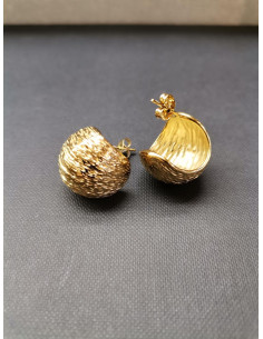 Půlkruhové náušnice, zlaté | PIOU PIOU 2