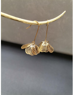 Závěsné náušnice s ověsem ve tvaru květu | PIOU PIOU