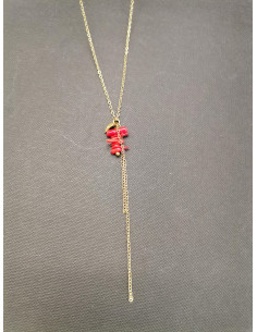 Řetízek s červeným korálem | PIOU PIOU 2