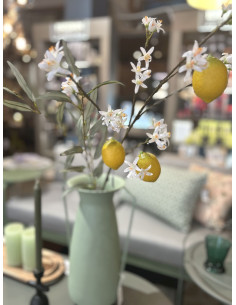 Větev citroníku s květy a plody d. 96cm | SILK - KA-1 2