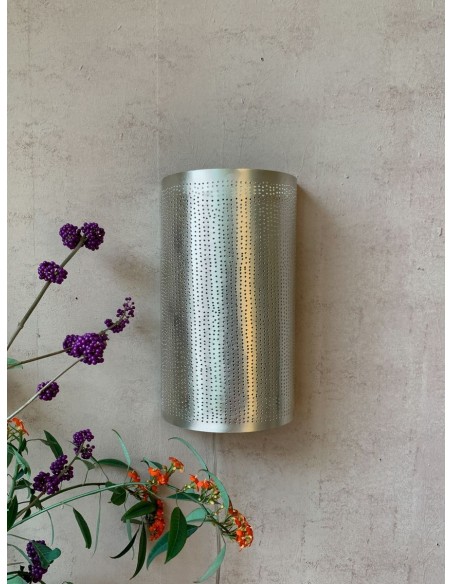 Tepaná nástěnná aplika 1/2 cylinder filisky | ZENZA-2