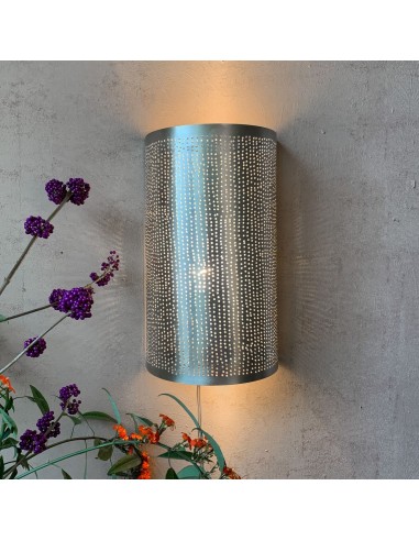 Tepaná nástěnná aplika 1/2 cylinder filisky | ZENZA-3