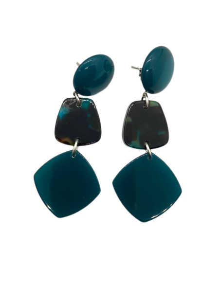 Náušnice s modrými ověsy | FRANCINE BRAMLI