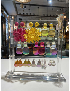 Purple and pink earrings | KLÉO PARIS - 2 2