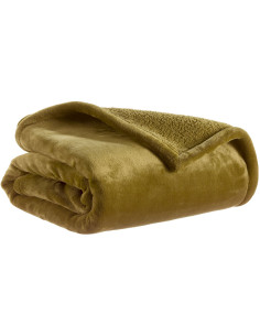Přehoz - deka Michka Romarin 180x220, zelenohnědý | VIVARAISE