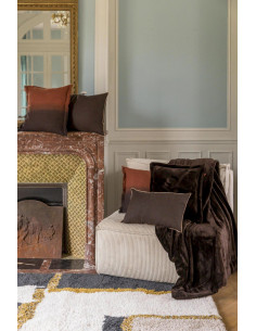 Blanket / plaid Tender Èbène 150x200 | VIVARAISE - 1 2