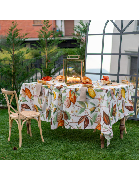 Bavlněný běhoun s potiskem Cocoa, 45x170 | TESSITURA TOSCANA TELERIE b