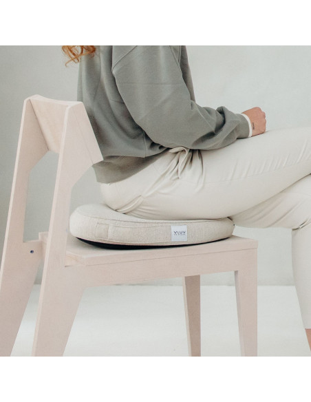 Balanční sedák PIL&PED s látkovým potahem STOV Pebble ø36cm | VLUV c