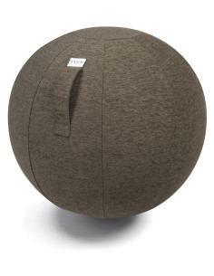 Seating / yoga ball with fabric cover STOV Greige 60-65cm | VLUV - 1