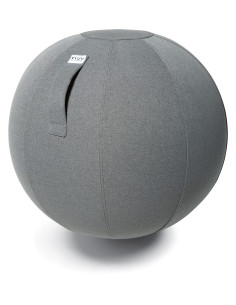 Sitting / yoga ball with fabric cover SOVA Ash 60-65cm | VLUV - 1