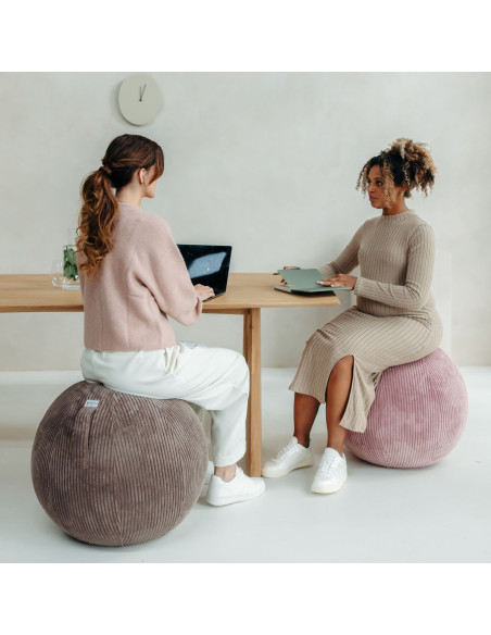 Sedací / jóga míč s látkovým potahem VLIP Rosewood 60-65cm | VLUV - 5