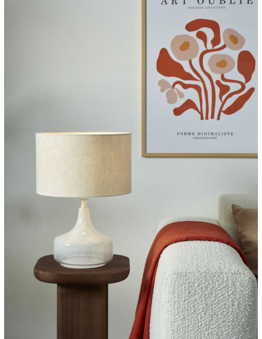 Stolní skleněná lampa Reykjavik se stínítkem...