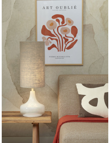 Stolní skleněná lampa Reykjavik se stínítkem...