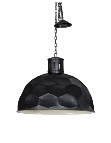 Kovový lustr v industriálním stylu | dovoz Indie