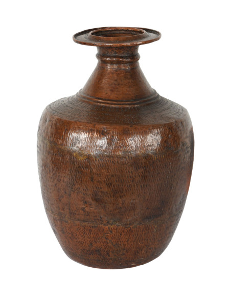 Váza z tepaného měděného plechu | dovoz Indie