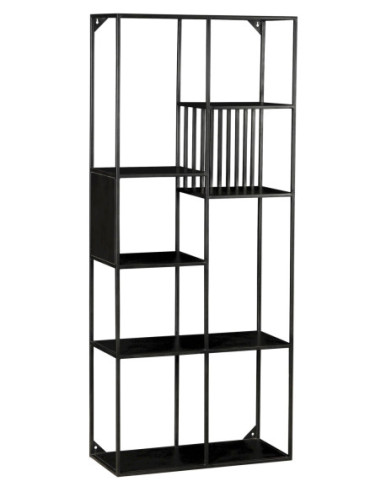 Kovová knihovna s nepravidelným členěním | dovoz Indie