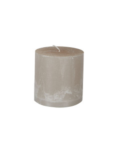 Barevná svíčka Cote Nord Ø10 x 10,5cm, světle šedá | AFFARI