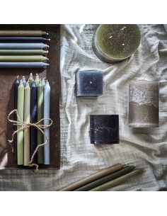 copy of Barevná svíčka Cote Nord Ø10 x 10,5cm, světle šedá | AFFARI - 1 2