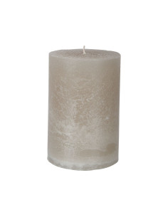 Barevná svíčka Cote Nord Ø10 x 15cm, světle šedá | AFFARI