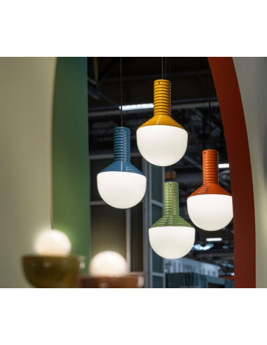 Závěsné svítidlo SELARÒN C2730 zelené | FERROLUCE