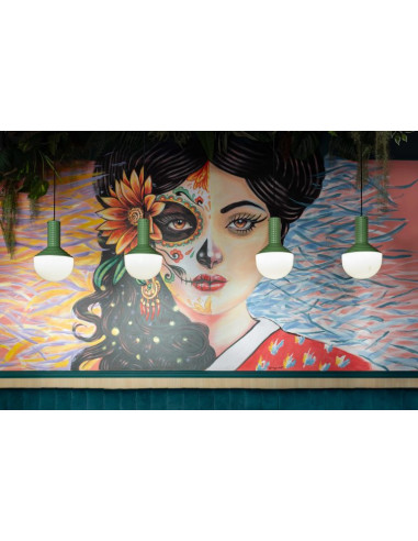 Závěsné svítidlo SELARÒN C2730 zelené | FERROLUCE