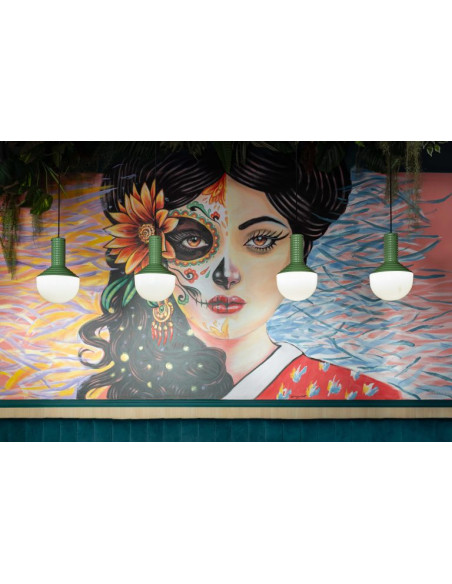 Závěsné svítidlo SELARÒN C2730 zelené | FERROLUCE