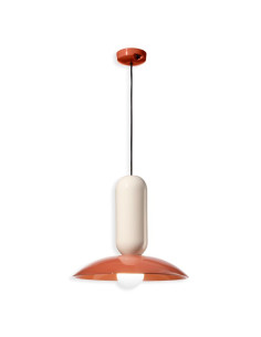 Závěsné svítidlo PAU C2630 krémové a červené | FERROLUCE