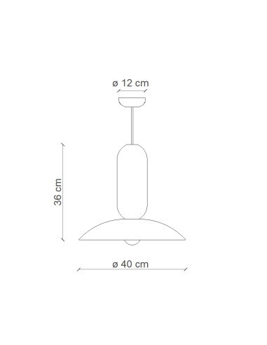 Závěsné svítidlo PAU C2630 tyrkysové a krémové...