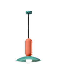 Závěsné svítidlo PAU C2630 červené a tyrkysové | FERROLUCE