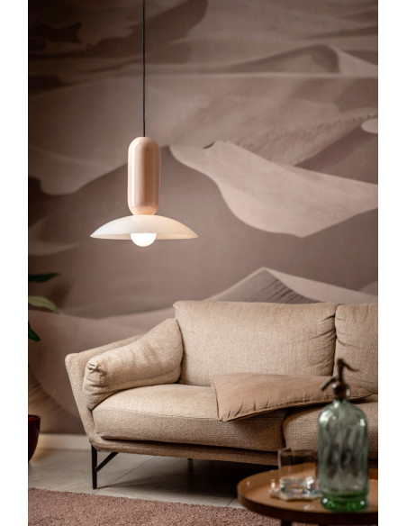 Závěsné svítidlo PAU C2630 béžové a krémové | FERROLUCE a