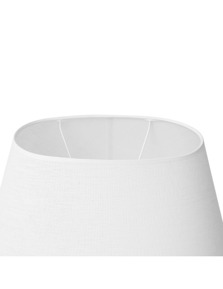 Látkové oválné stínítko 28x17cm, bílý len | CÔTÉ TABLE