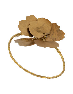 Kroužek na ubrousek Dulsine, zlatý | CÔTÉ TABLE 2