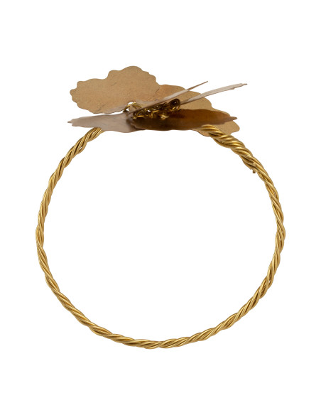 Kroužek na ubrousek Dulsine, zlatý | CÔTÉ TABLE