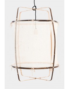 Hanging lantern Z1, white silk | AY ILLUMINATE - 1