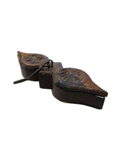Original teak spice box Tikka | import India - 1