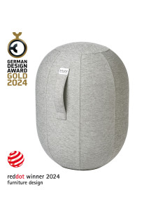 Balanční stolička Kapsul s látkovým potahem STOV Concrete | VLUV - 1