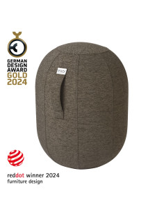 Balanční stolička Kapsul M s látkovým potahem STOV Greige...