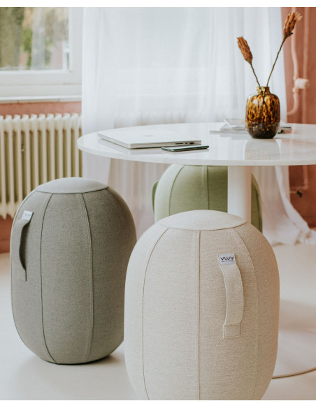 Balanční stolička Kapsul M s látkovým potahem STOV Concrete | VLUV